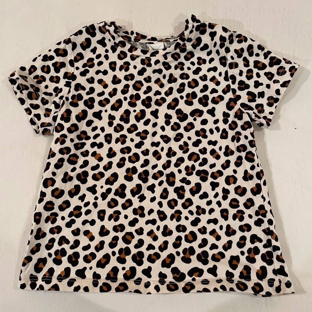 H&M toddler cheetah tee